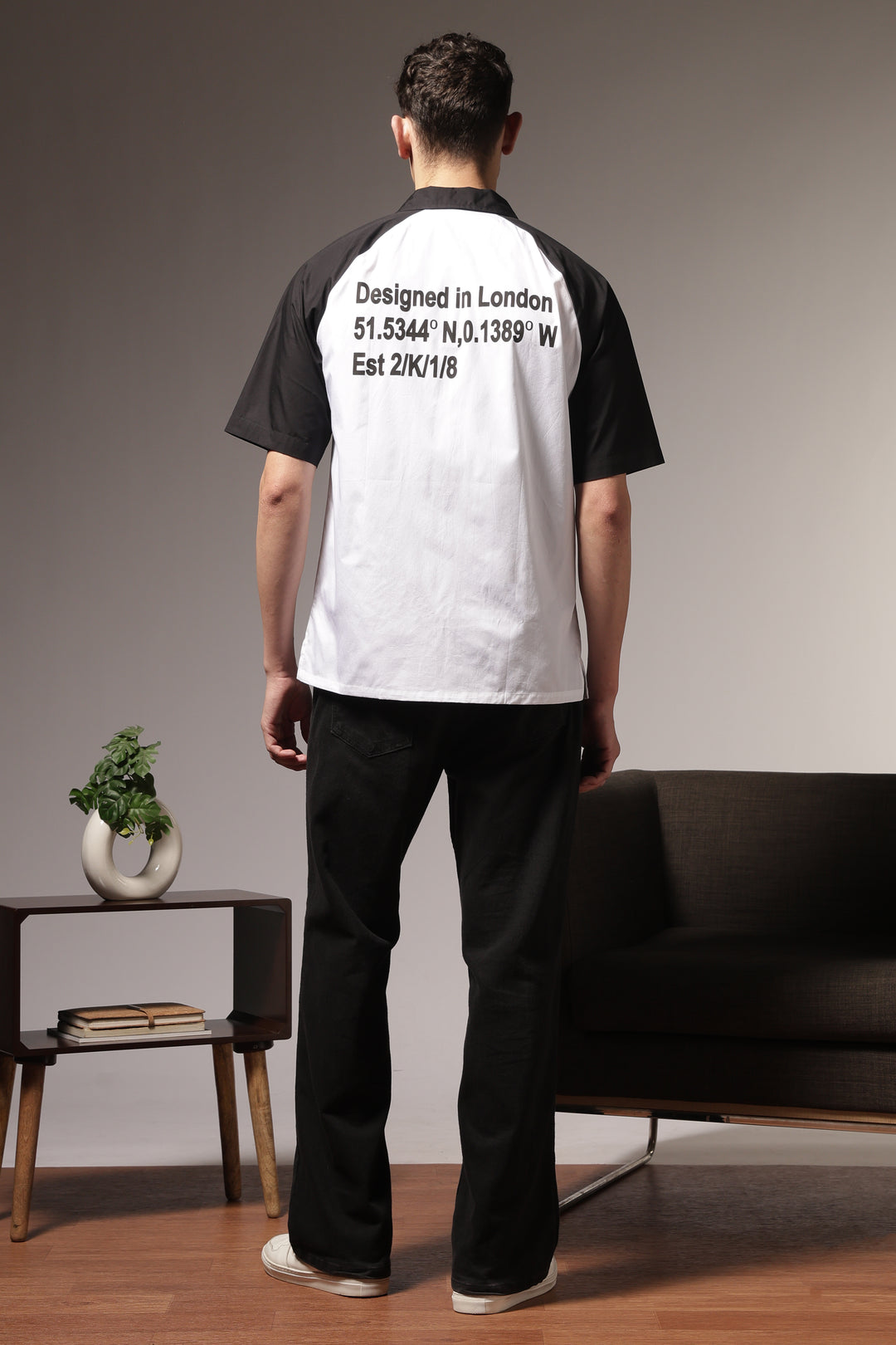 Shuttle: Oversized Black & White Shirt