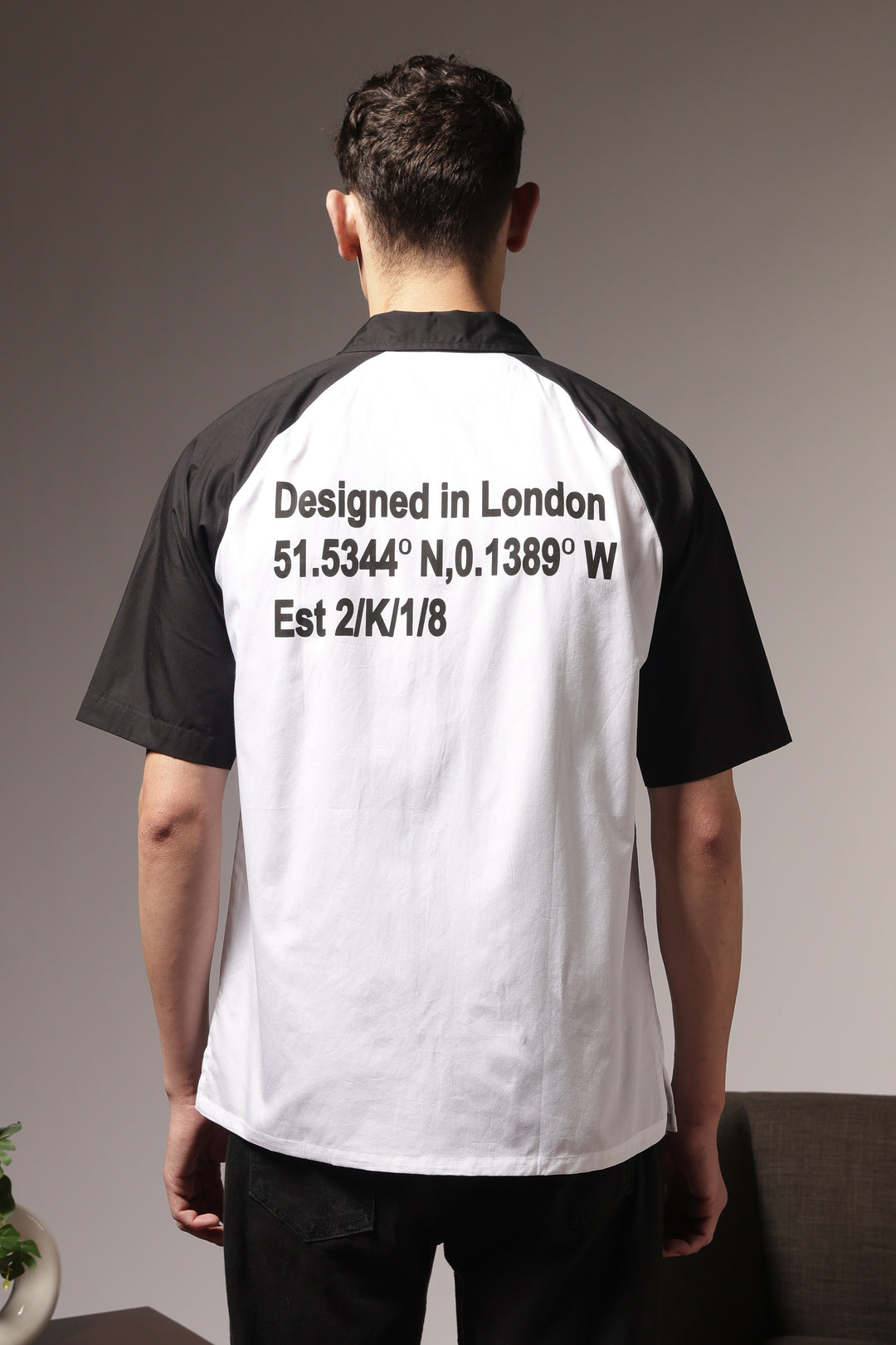 Shuttle: Oversized Black & White Shirt