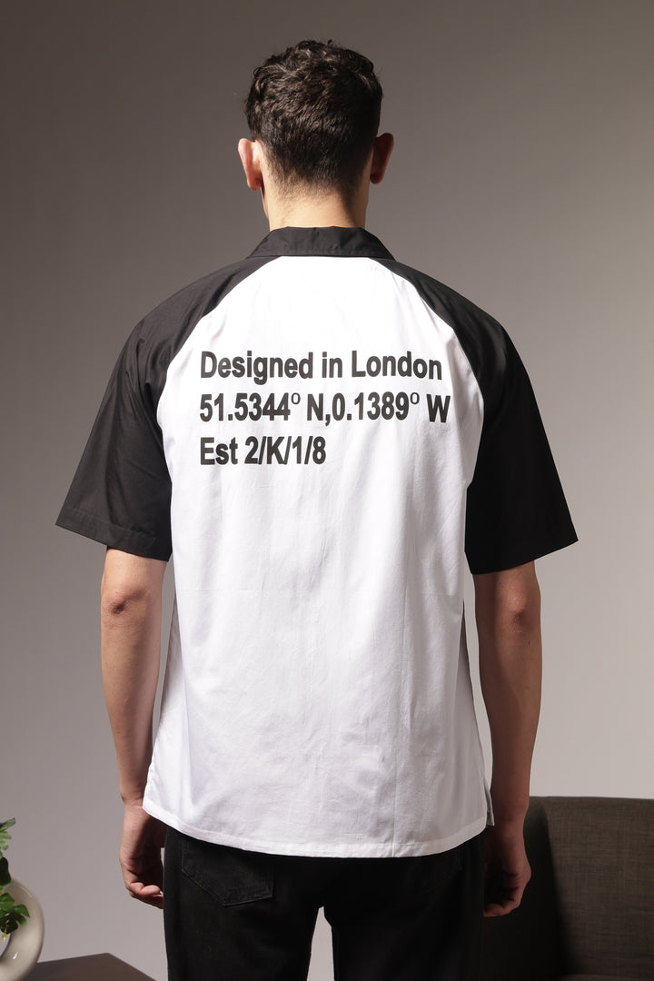 Shuttle: Oversized Black & White Shirt