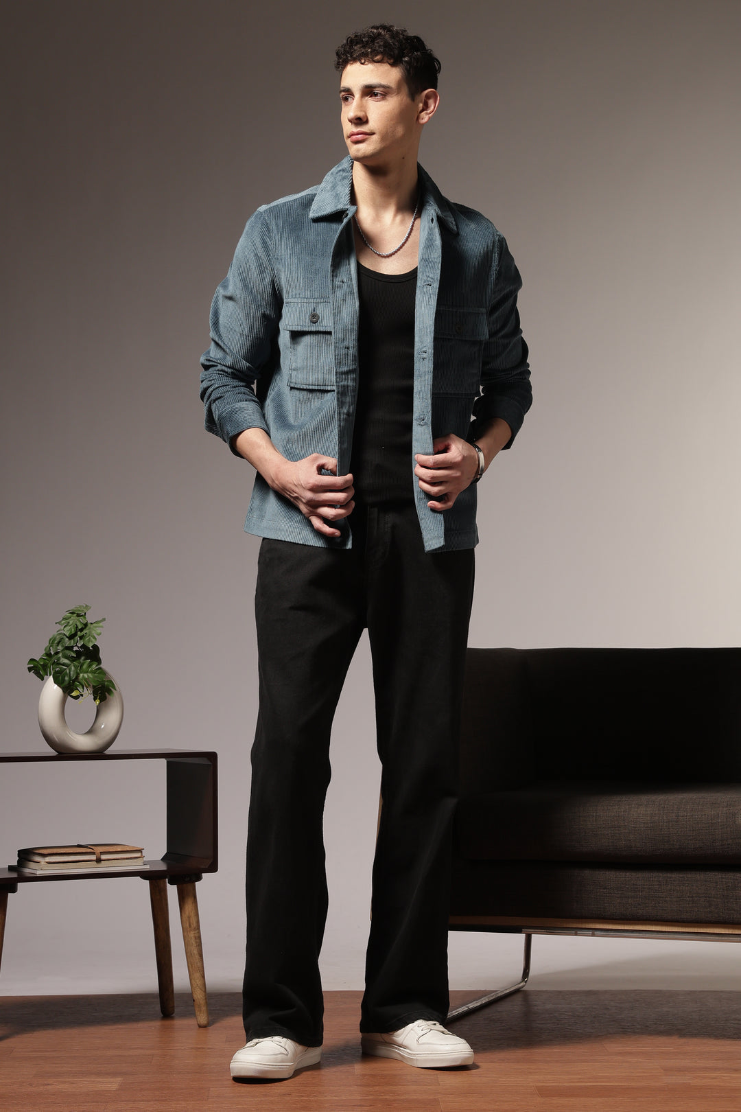 Corduroy: Blue Sapphire Jacket