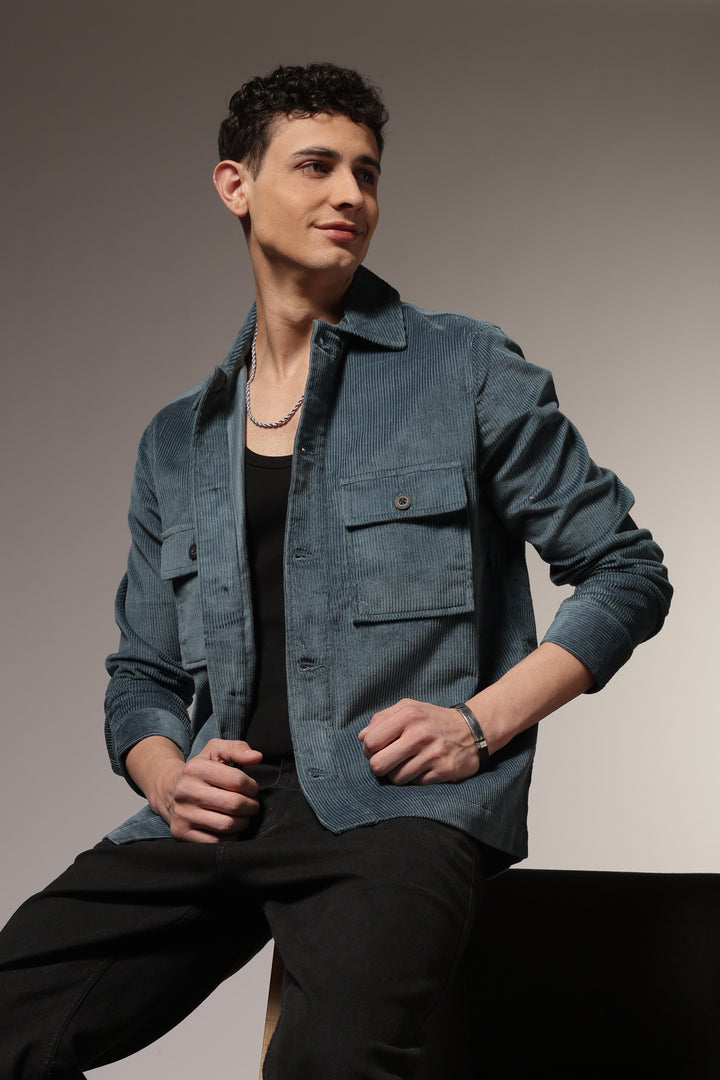 Corduroy: Blue Sapphire Jacket