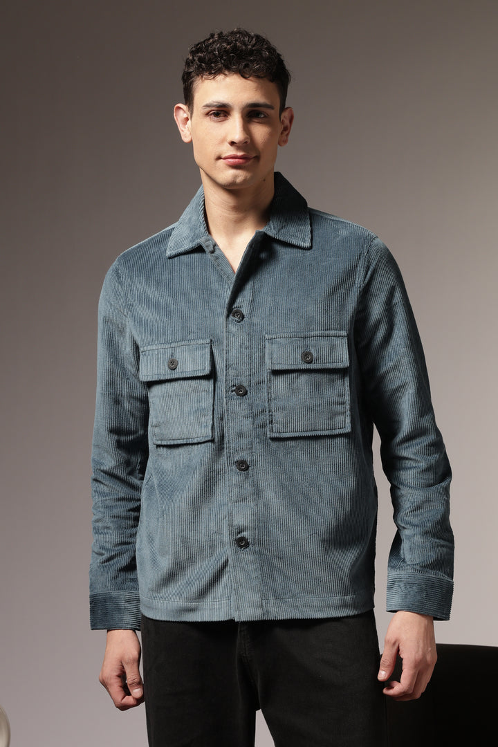 Corduroy: Blue Sapphire Jacket