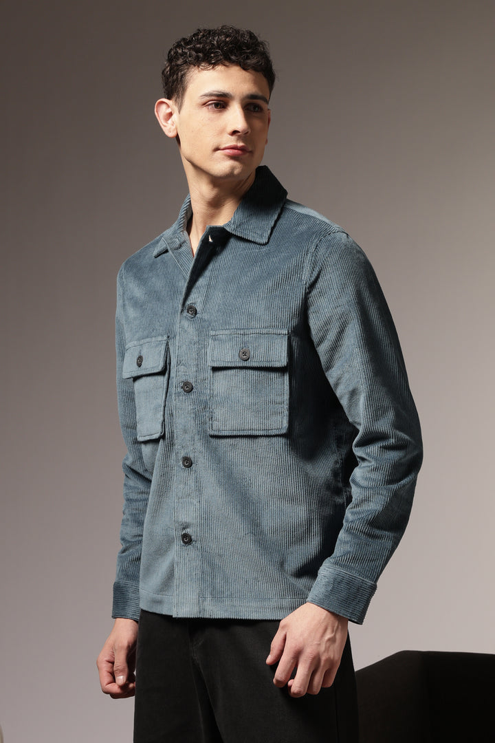Corduroy: Blue Sapphire Jacket