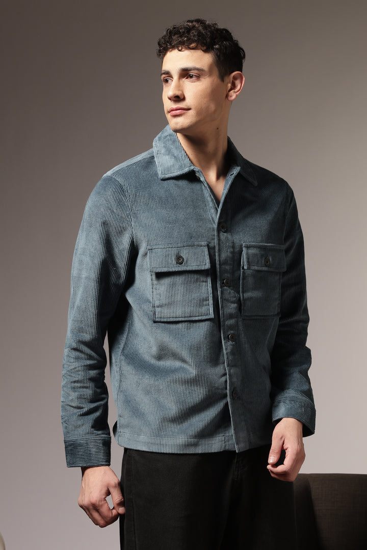Corduroy: Blue Sapphire Jacket