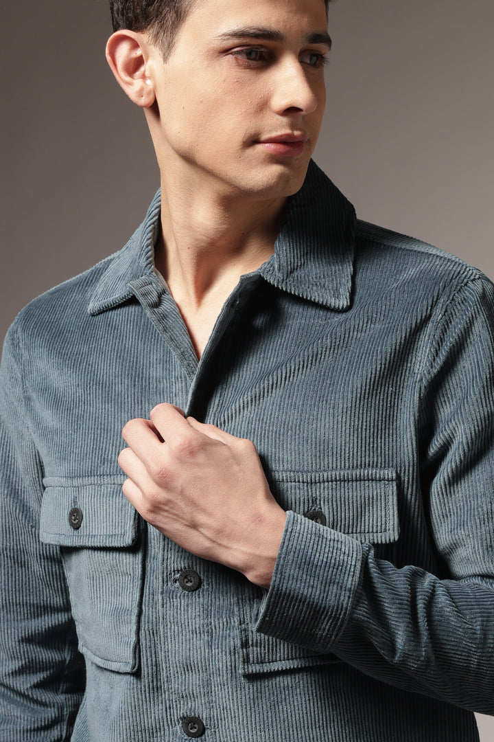 Corduroy: Blue Sapphire Jacket