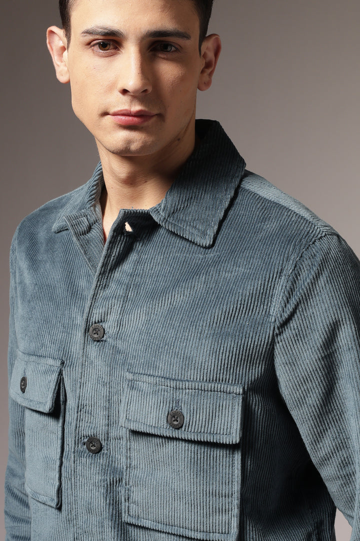 Corduroy: Blue Sapphire Jacket