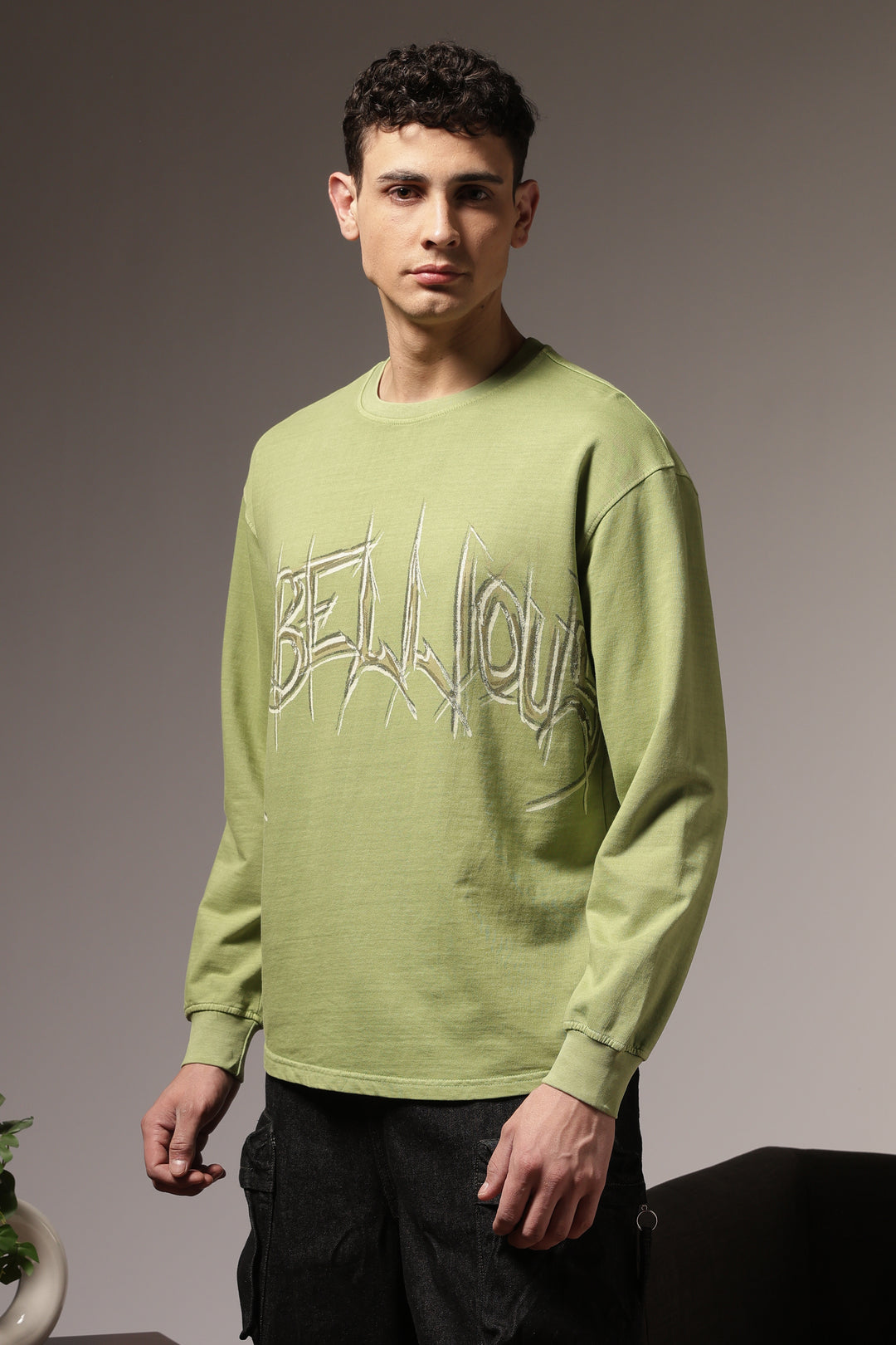 Rebellious: Green Oversized T-shirt
