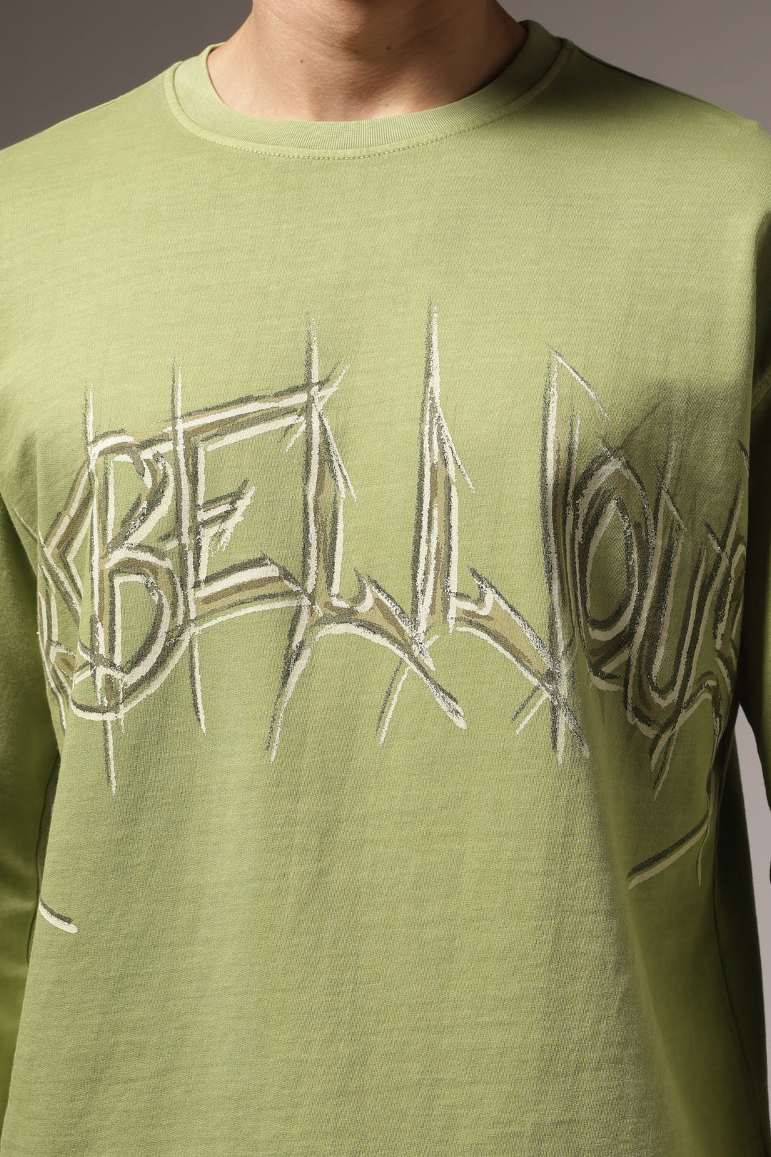 Rebellious: Green Oversized T-shirt