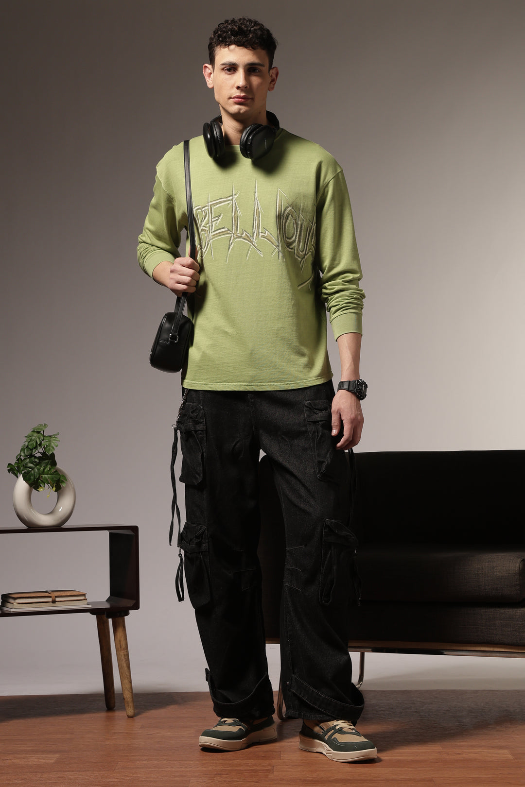 Rebellious: Green Oversized T-shirt