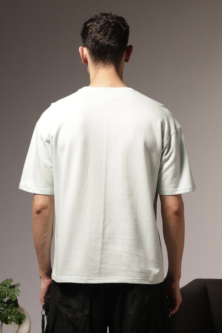 Trust Issues: Light Blue Oversized Tshirt