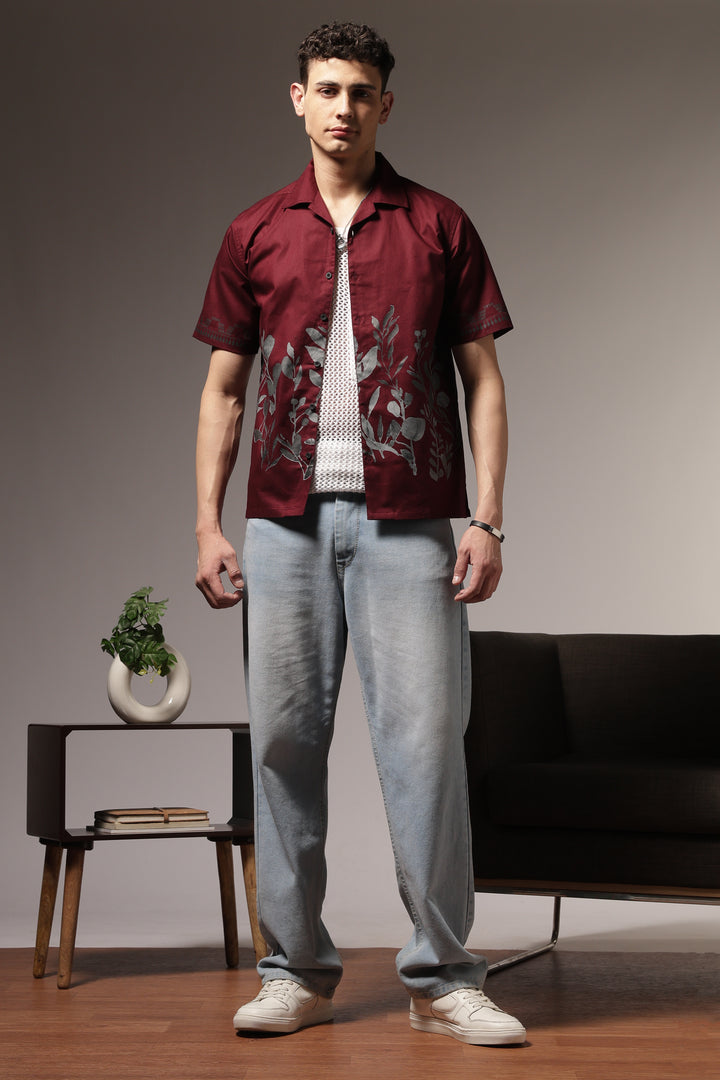 Strawflower Cuban Shirt