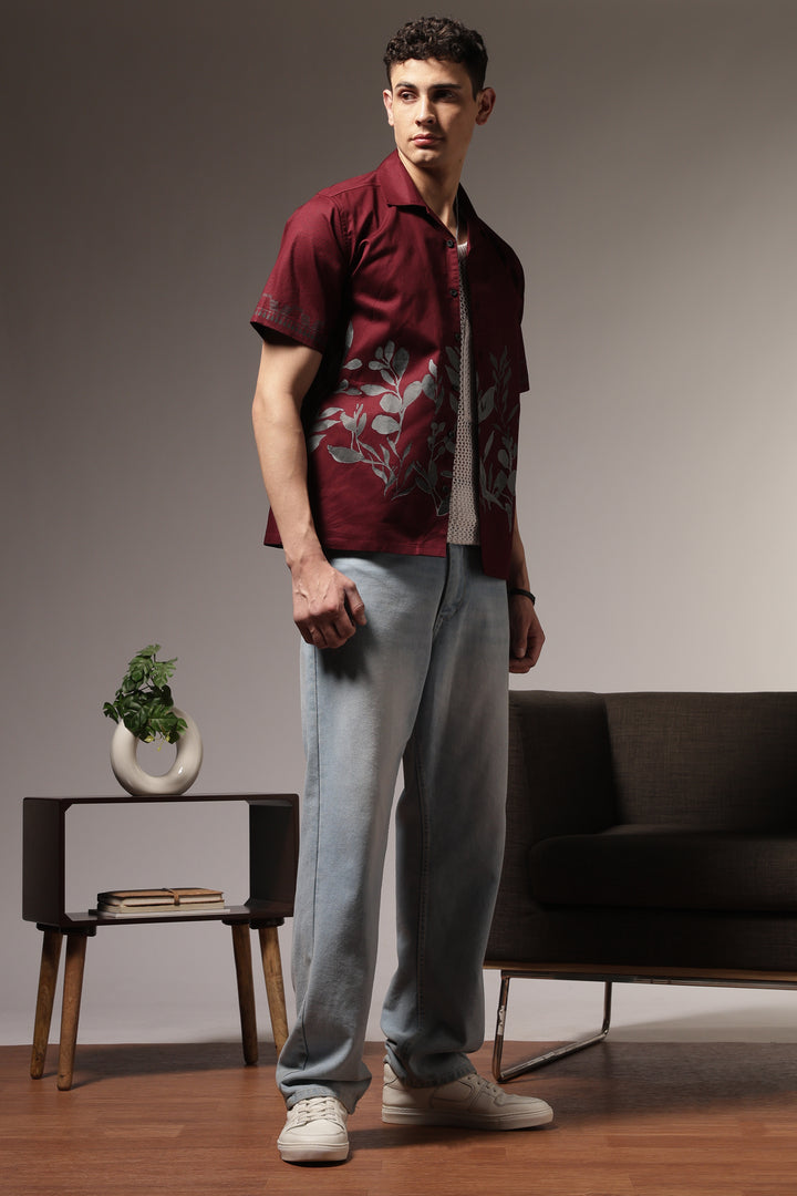 Strawflower Cuban Shirt