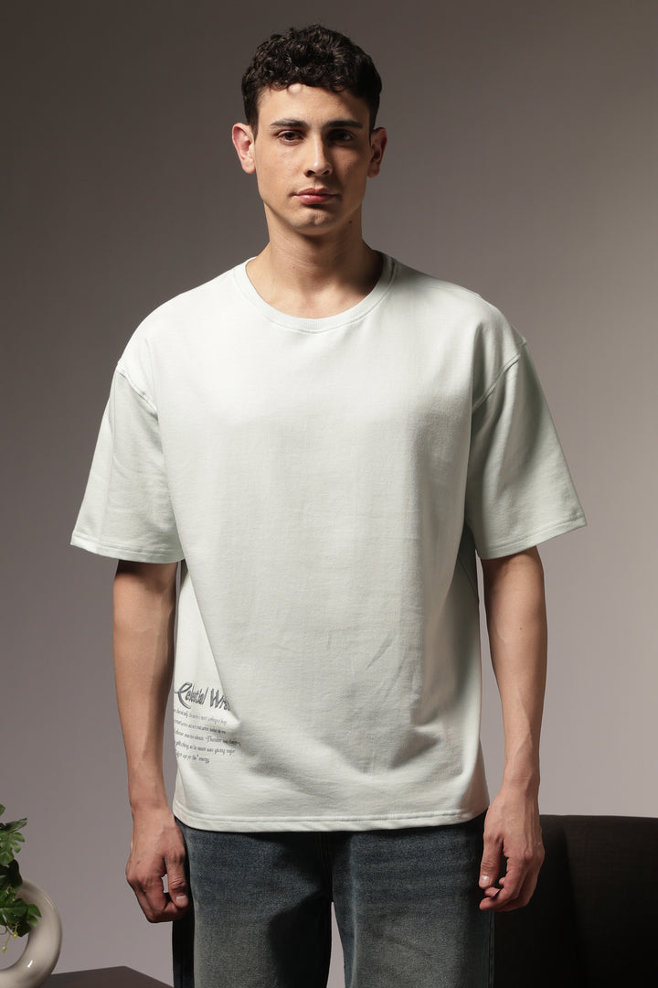 Celestial War: Light Blue Oversized Tshirt