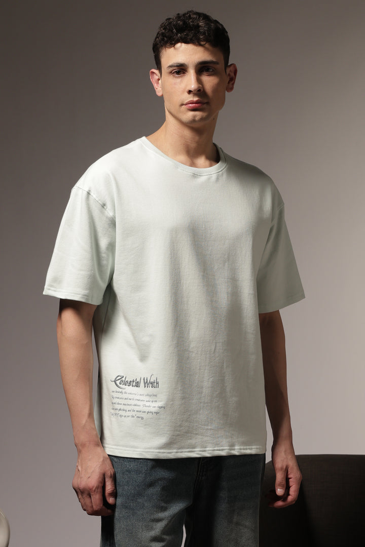 Celestial War: Light Blue Oversized Tshirt