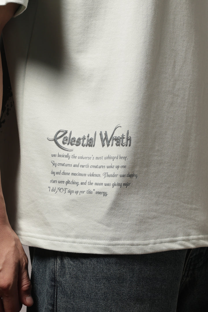 Celestial War: Light Blue Oversized Tshirt