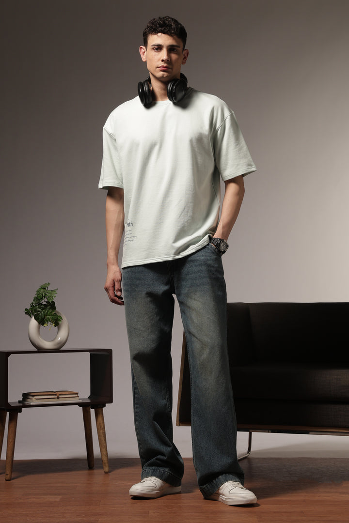 Celestial War: Light Blue Oversized Tshirt