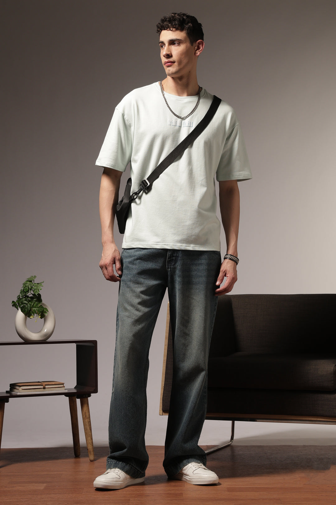 Mythic: Light Blue Oversized T-shirt