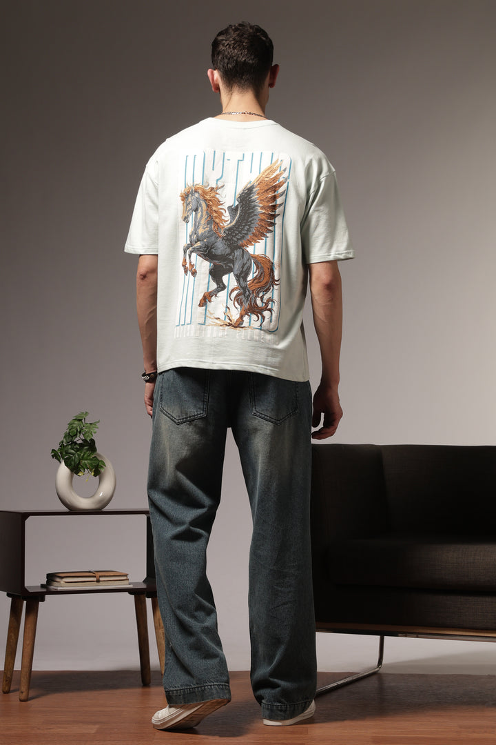 Mythic: Light Blue Oversized T-shirt