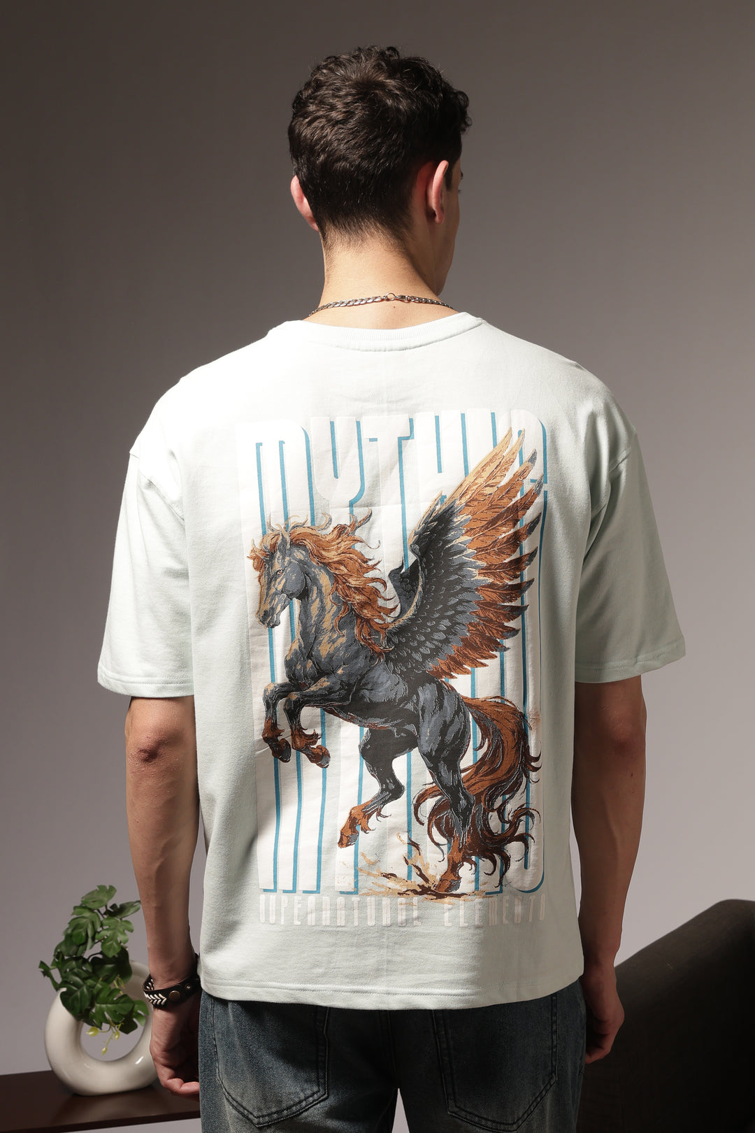 Mythic: Light Blue Oversized T-shirt