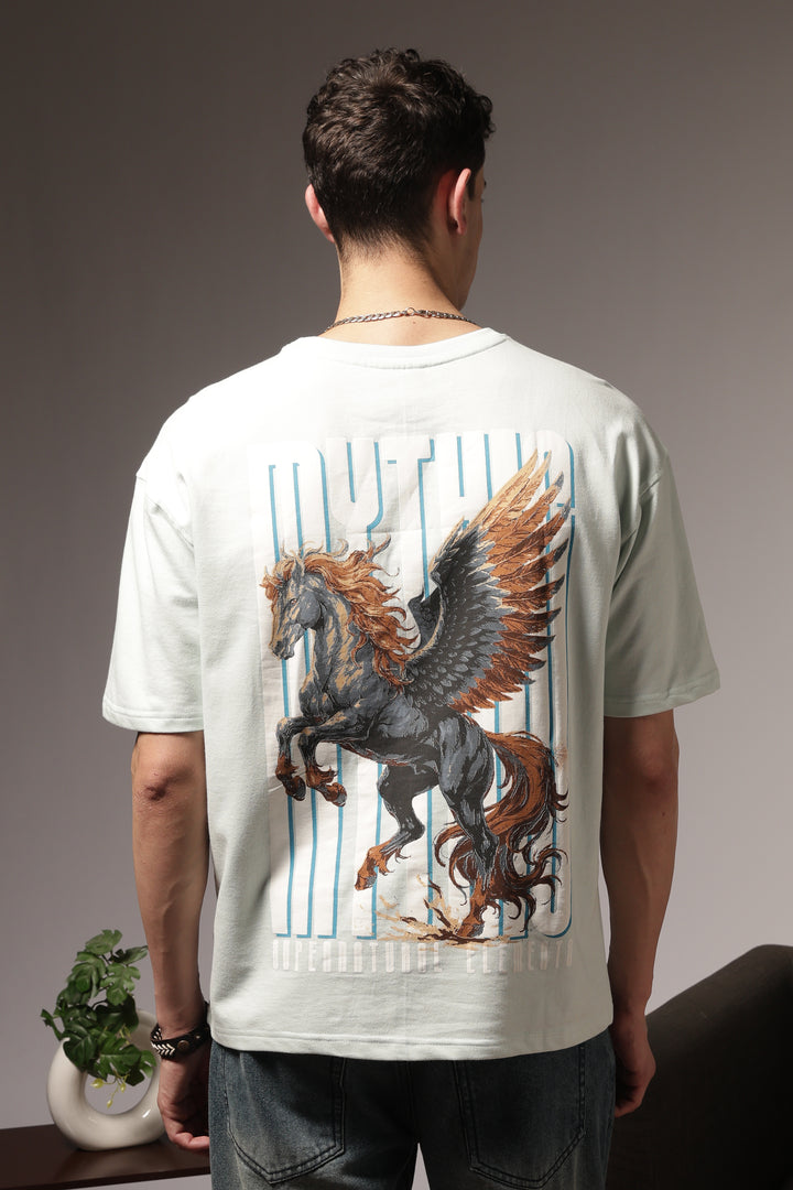 Mythic: Light Blue Oversized T-shirt
