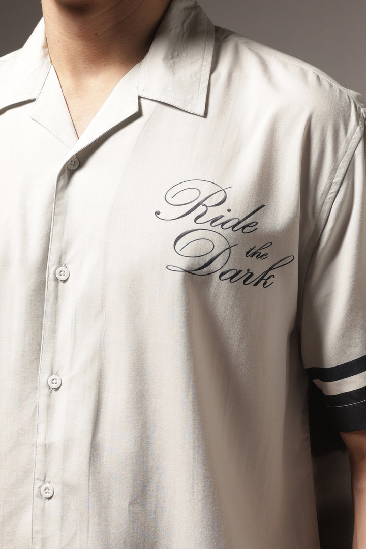 Ride the Dark: Oversized Boxy Shirt