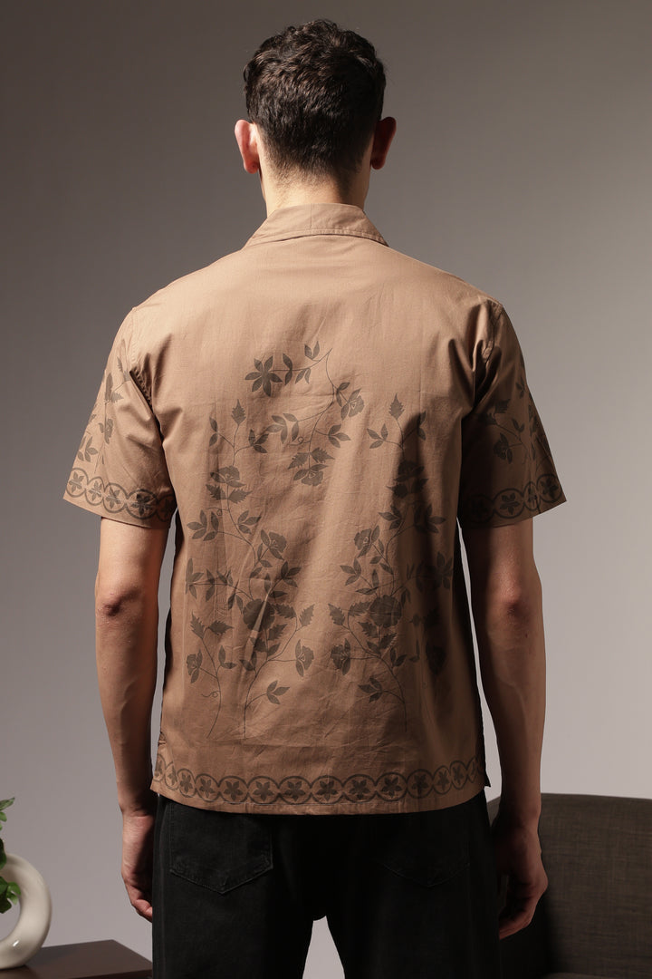 Hazel Flower Cuban Shirt