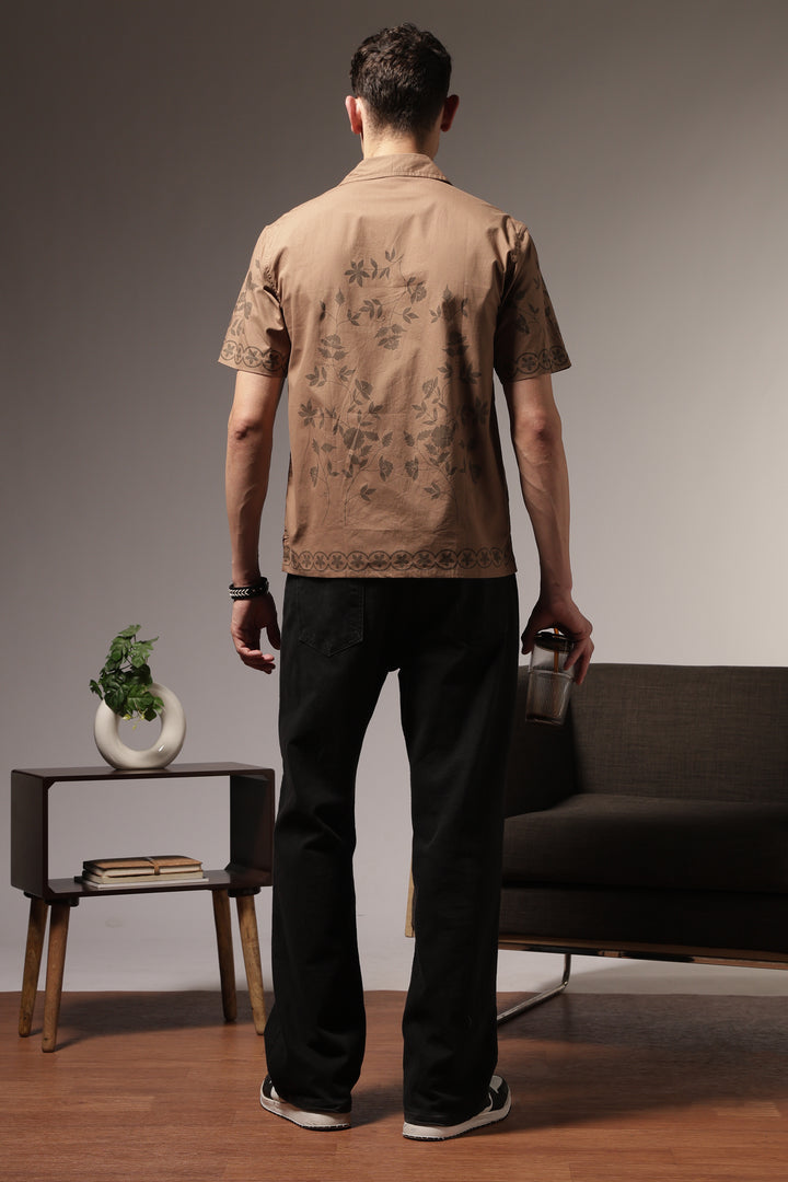 Hazel Flower Cuban Shirt