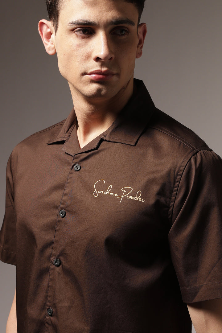 Get a Tan Cuban Shirt