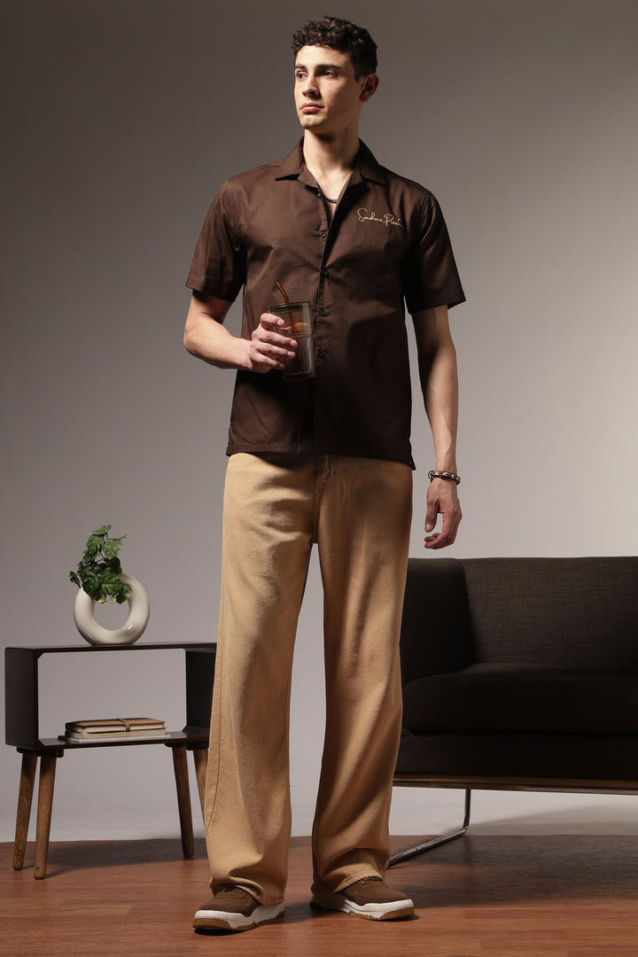 Get a Tan Cuban Shirt