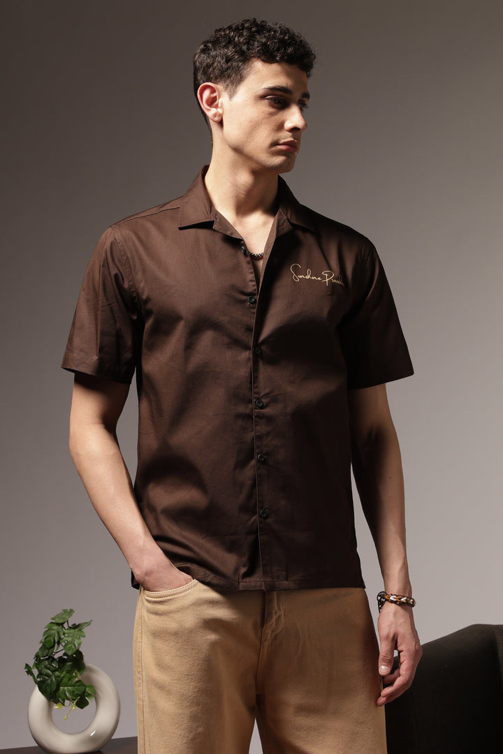 Get a Tan Cuban Shirt