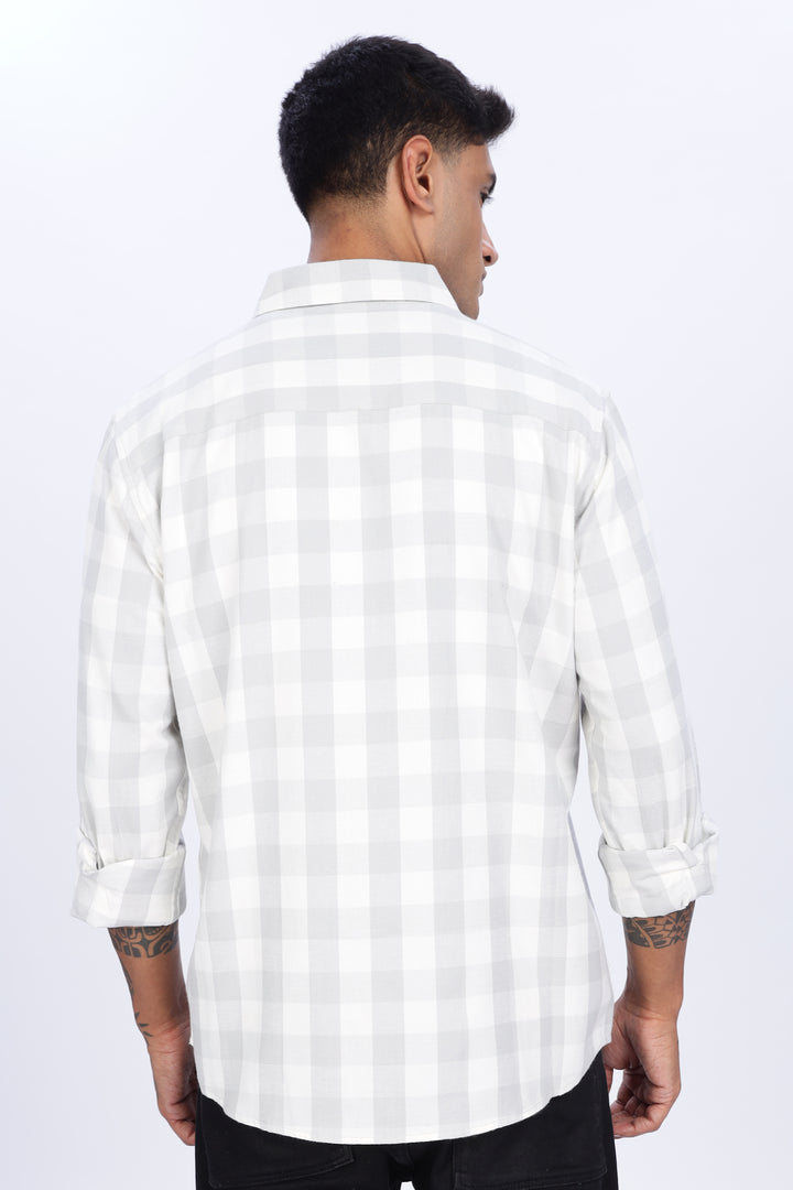 Flannel: White Shirt