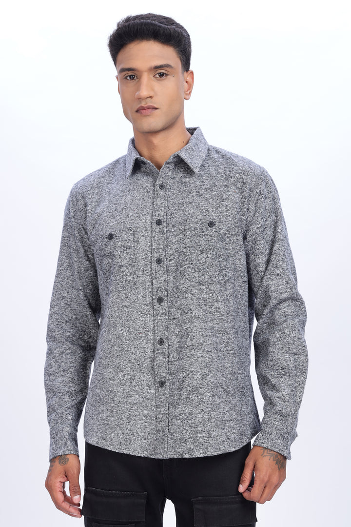 Flannel: Grey Shirt