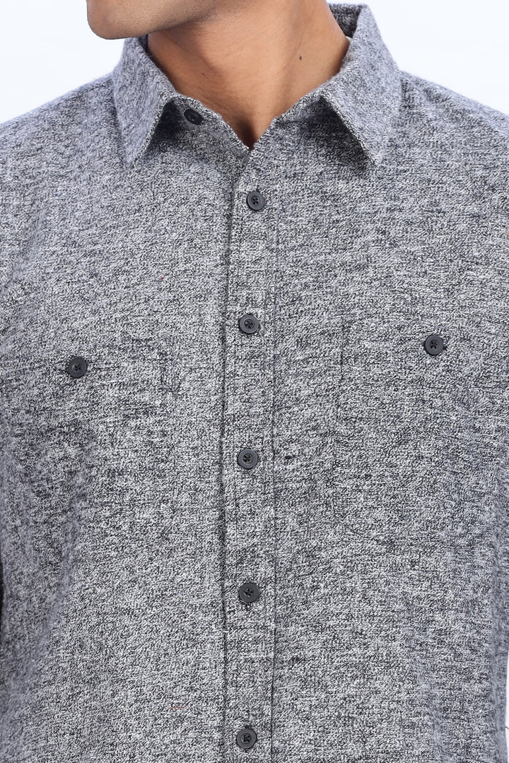 Flannel: Grey Shirt