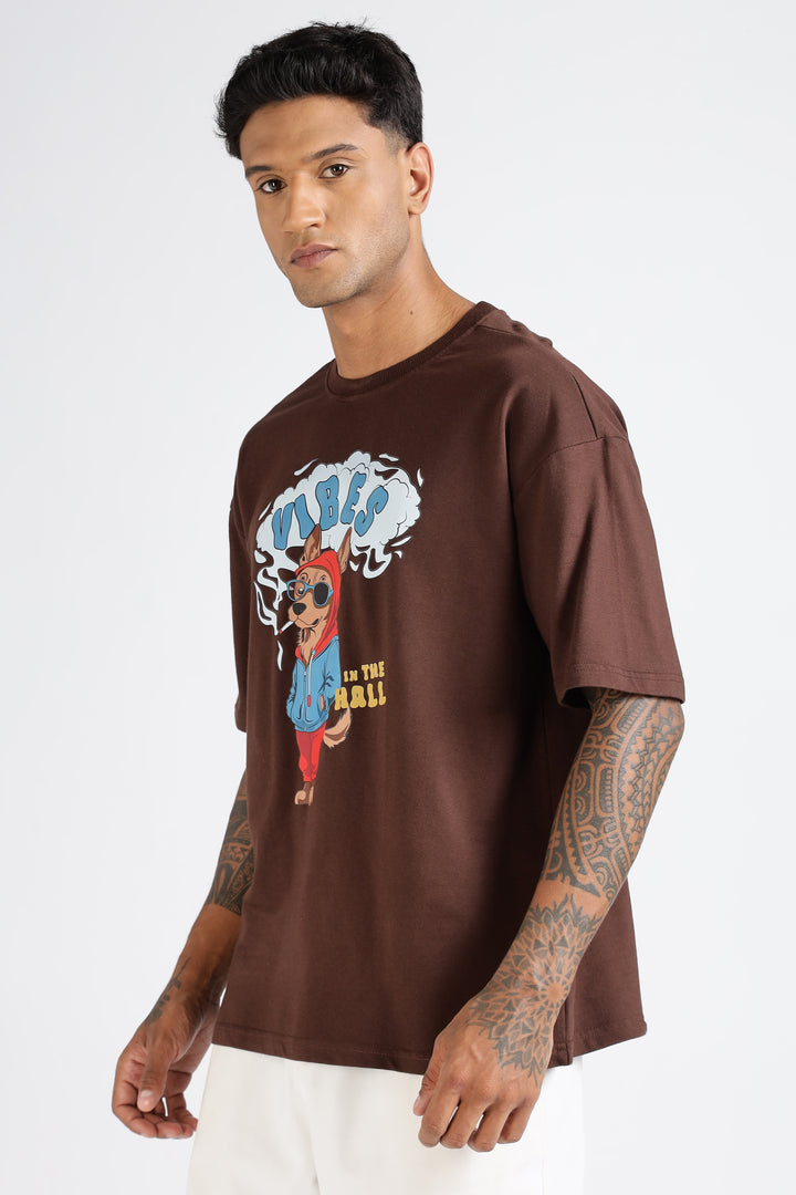 Vibes Dog Oversized T-shirt