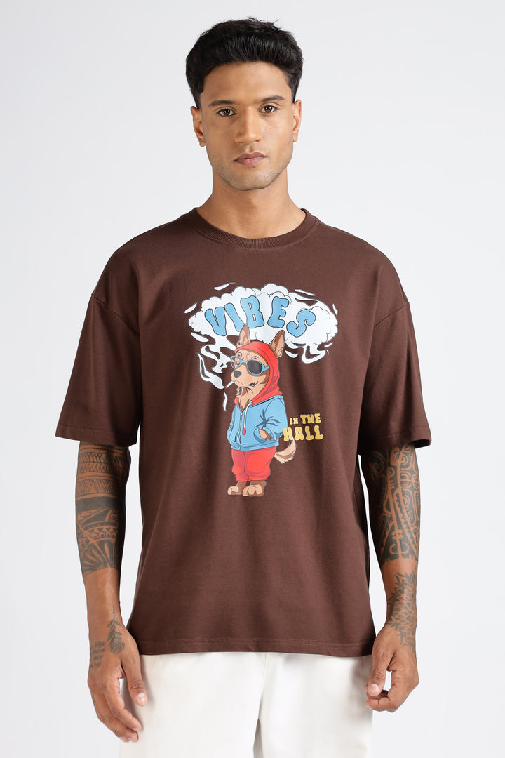 Vibes Dog Oversized T-shirt