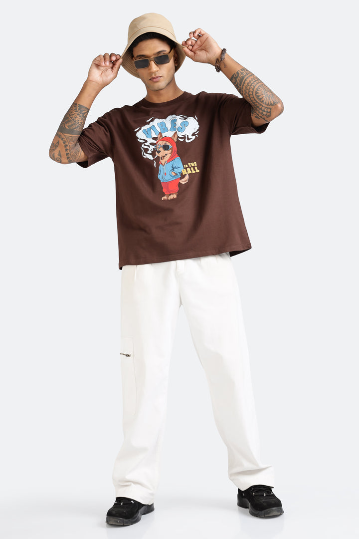 Vibes Dog Oversized T-shirt