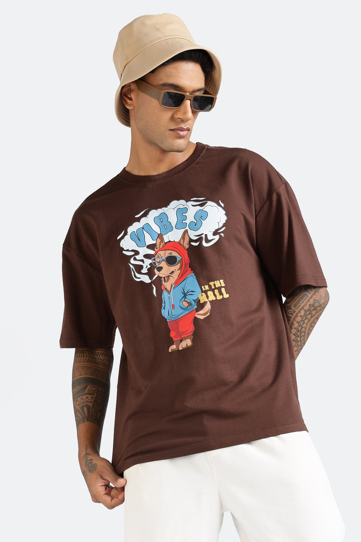 Vibes Dog Oversized T-shirt