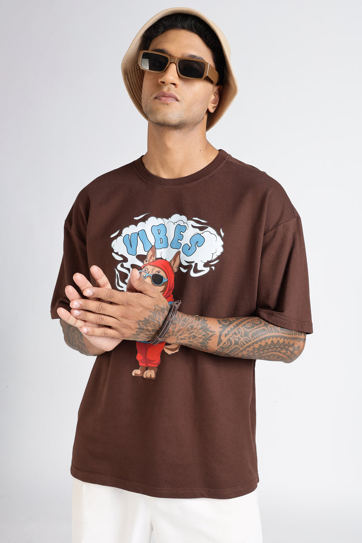 Vibes Dog Oversized T-shirt