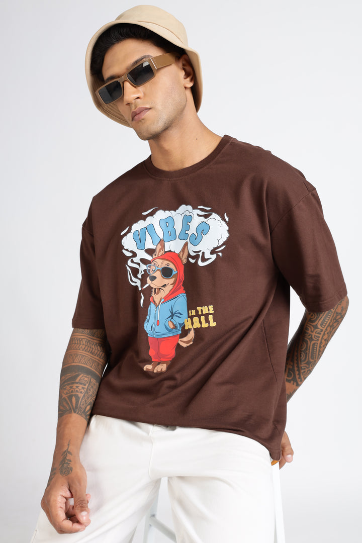 Vibes Dog Oversized T-shirt
