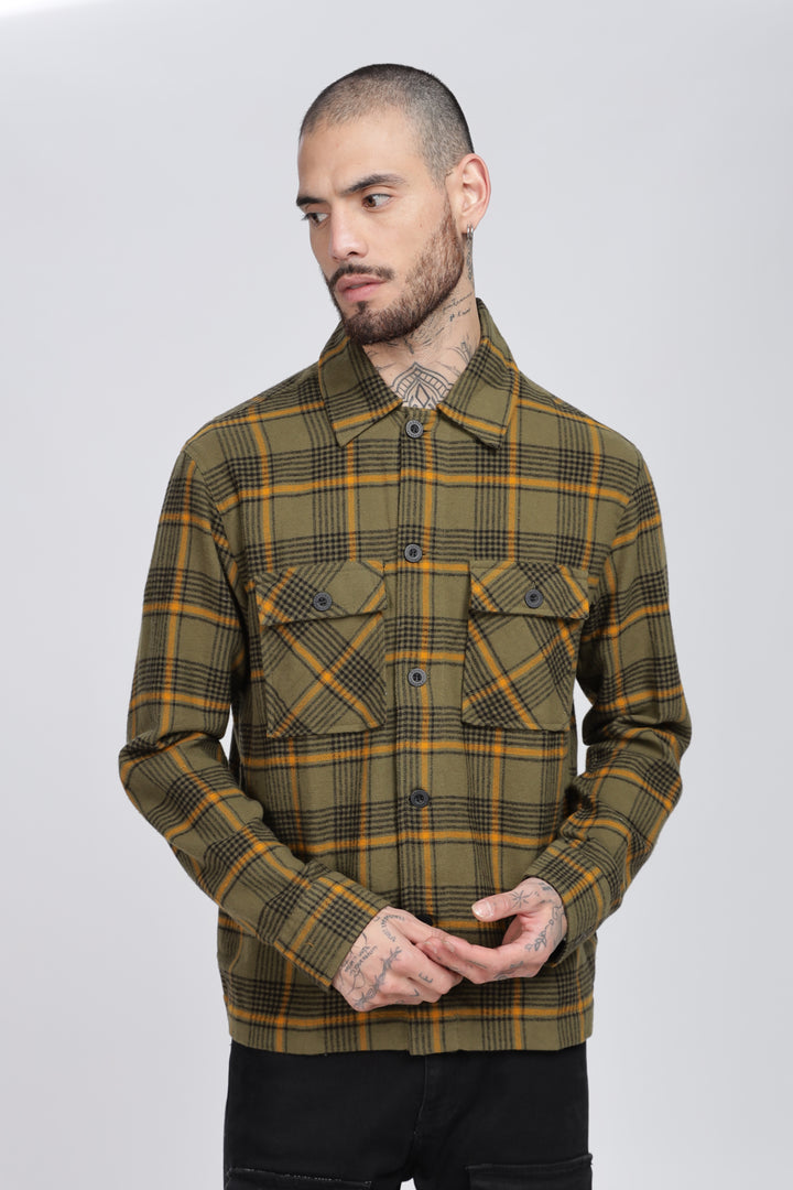 OLIVEFLANNEL003