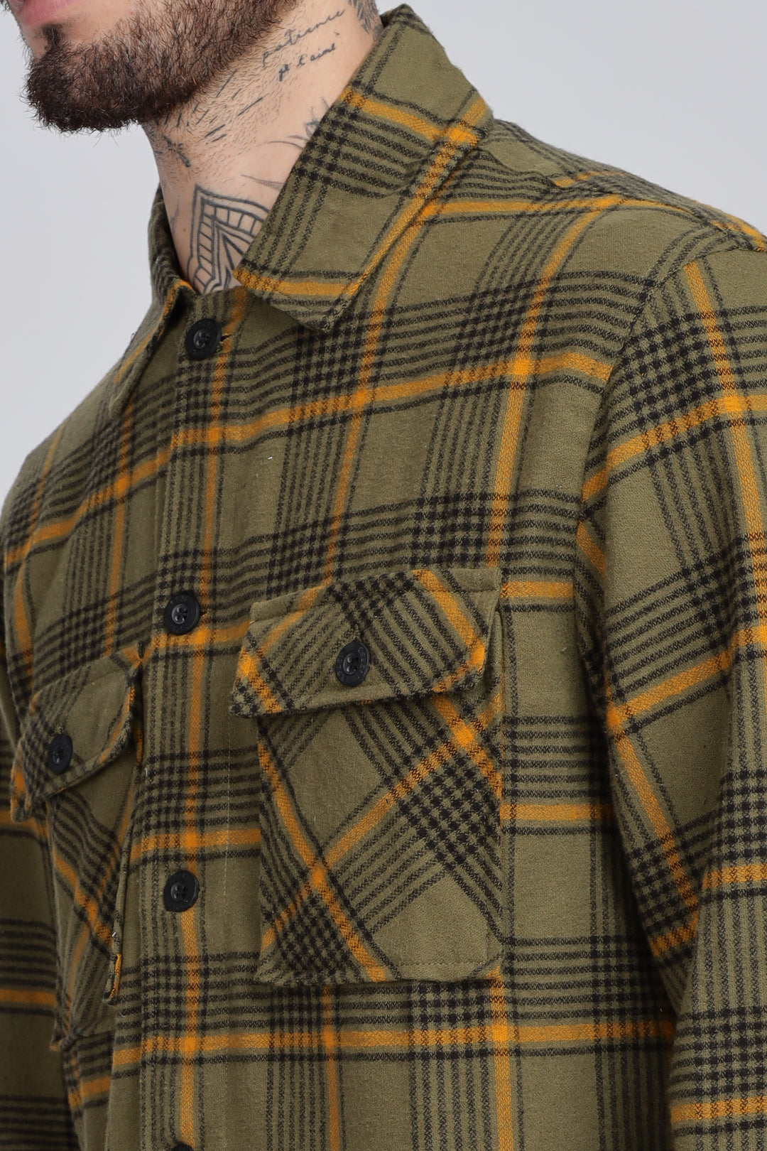 OLIVEFLANNEL001789