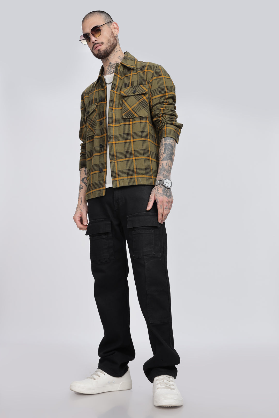 OLIVEFLANNEL0017890