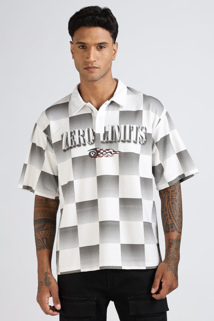 Zero Limits: Oversized Polo Shirt