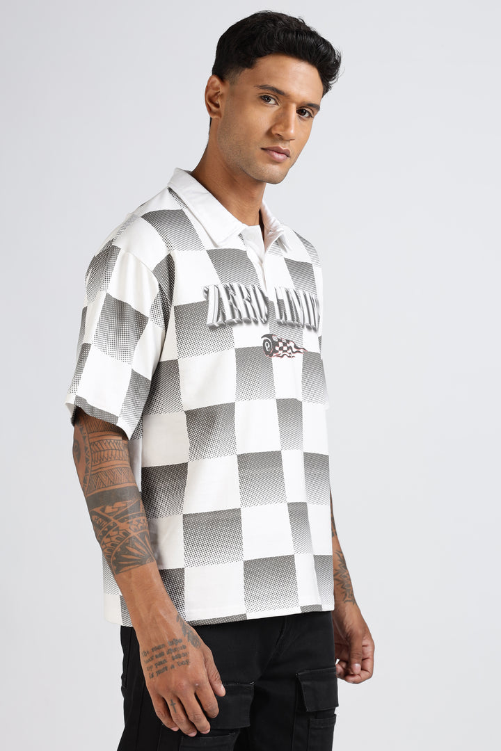 Zero Limits: Oversized Polo Shirt