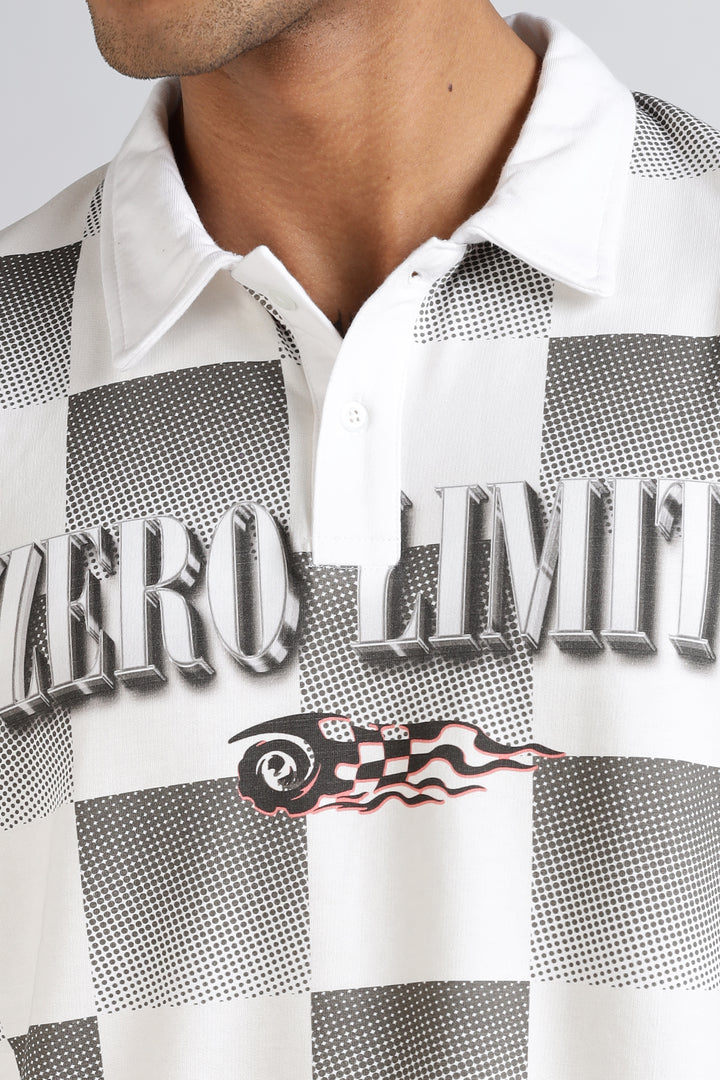 Zero Limits: Oversized Polo Shirt