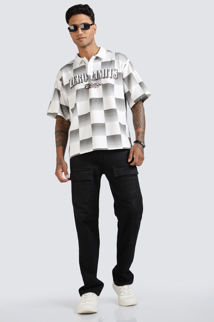 Zero Limits: Oversized Polo Shirt