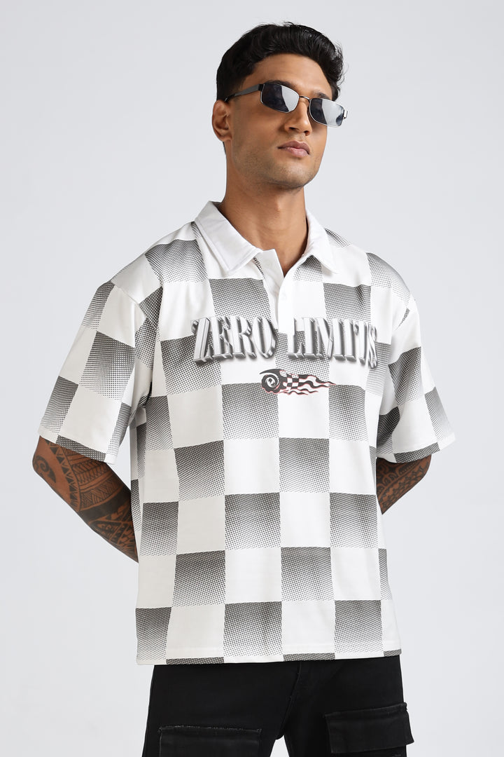 Zero Limits: Oversized Polo Shirt