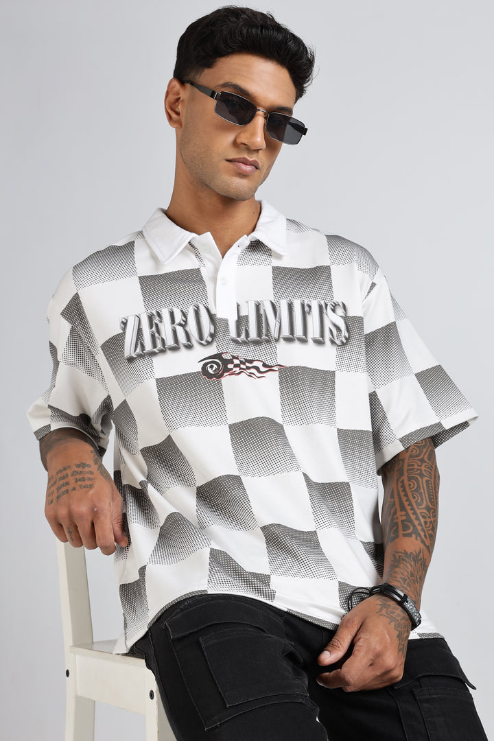 Zero Limits: Oversized Polo Shirt