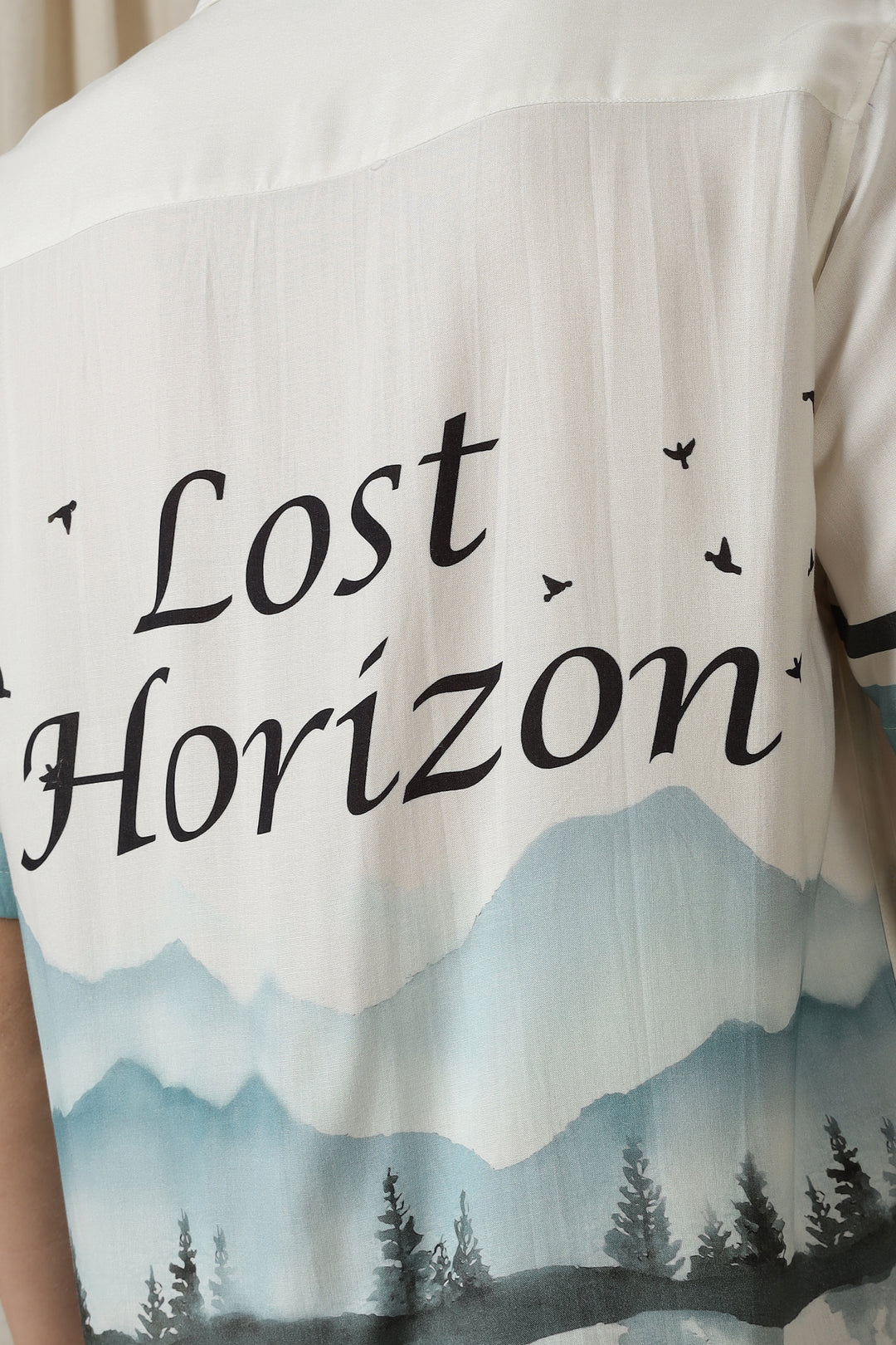 Lost Horizon: White Oversized Shirt