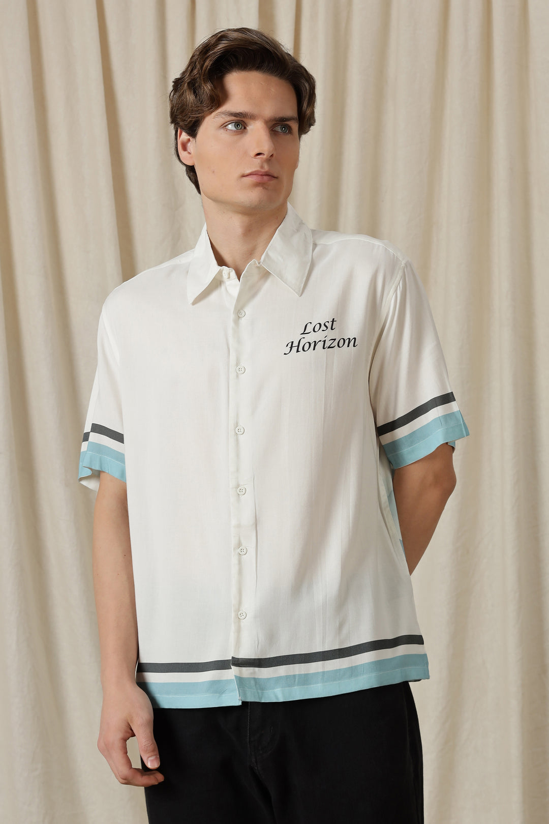 Lost Horizon: White Oversized Shirt